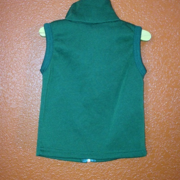 Double Trouble Hunter Green USA Vest 12 Months NEW - Picture 2 of 4