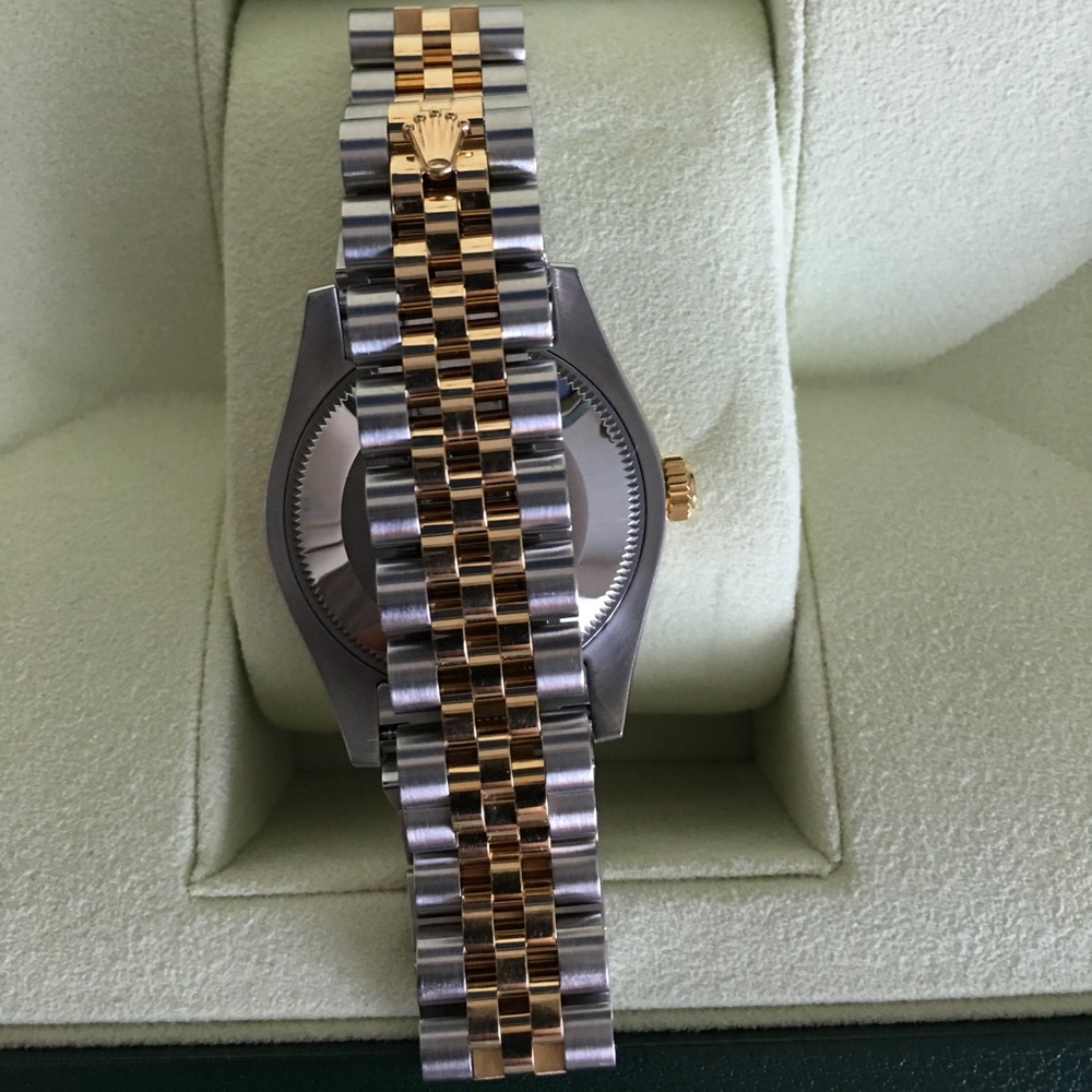 •ROLEX• Champagne Jubilee Datejust Diamond Watch - Picture 8 of 8