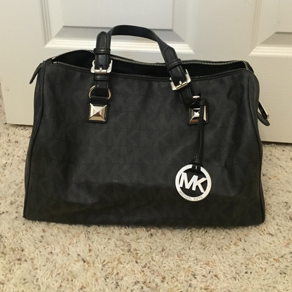 Michael Kors large black satchel