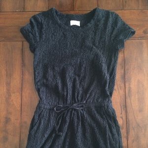 Lou & Grey Black Eyelet Dress