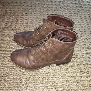 Lace up ankle boots