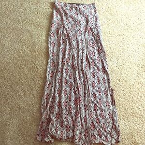 Brandy Melville skirt with high slits.