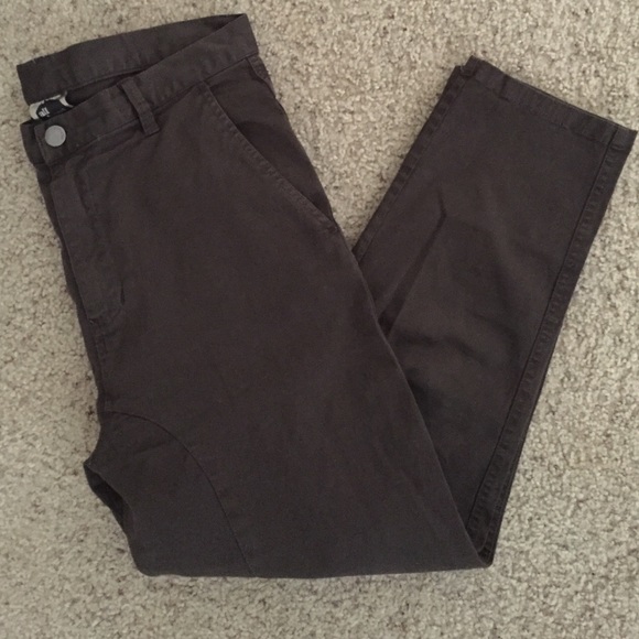 High waisted chino pant