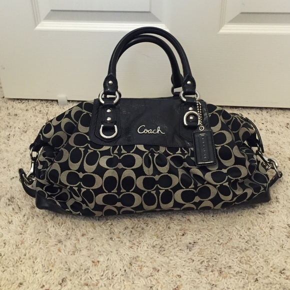 COACH Ashley signature satchel