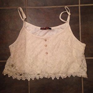 Love free lace crop top