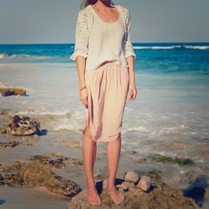 Madewell Silk Island Skirt
