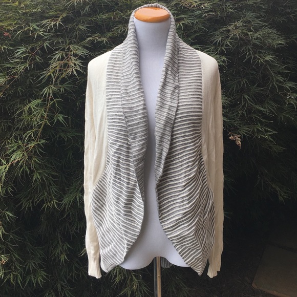 Open Front Drape Cardigan