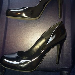 Black Patent Leather Jessica Simpson Heels Size 11