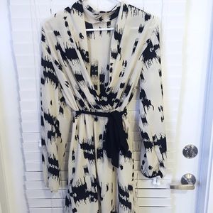 Boutique Cream and White Dress