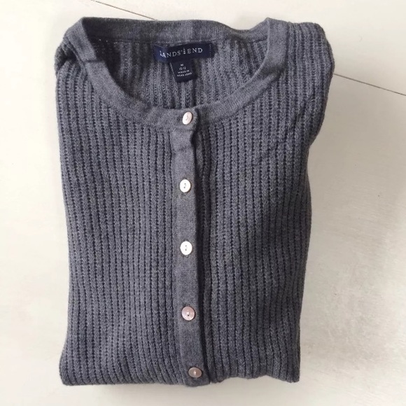 Lands' End Tops - Lands end top shirt long sleeve thermal waffle M