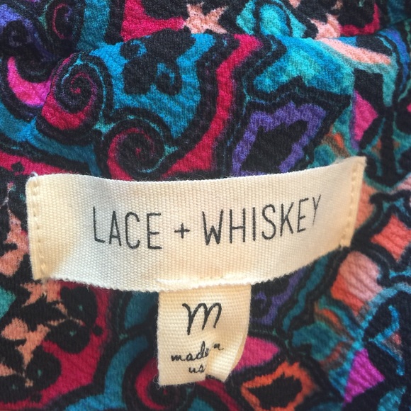 Lace + Whiskey Strapless Romper - Picture 3 of 3