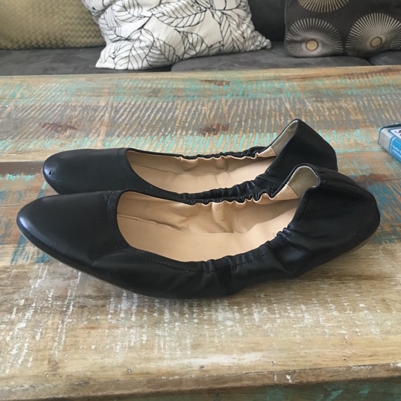 Jcrew black flats.