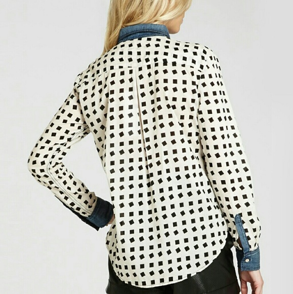 Bcbgeneration Button Down Top - image 2