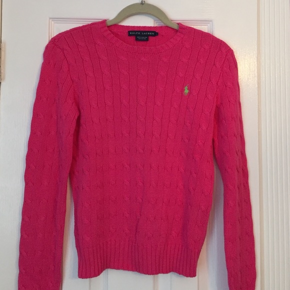 Classic Ralph Lauren pink sweater