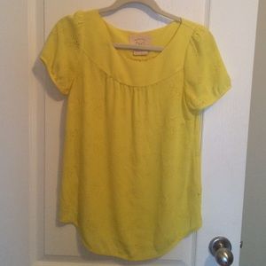Anthropologie Fieldbloom Peasant Blouse