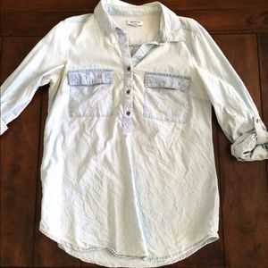Old Navy Light-wash Chambray Shirt