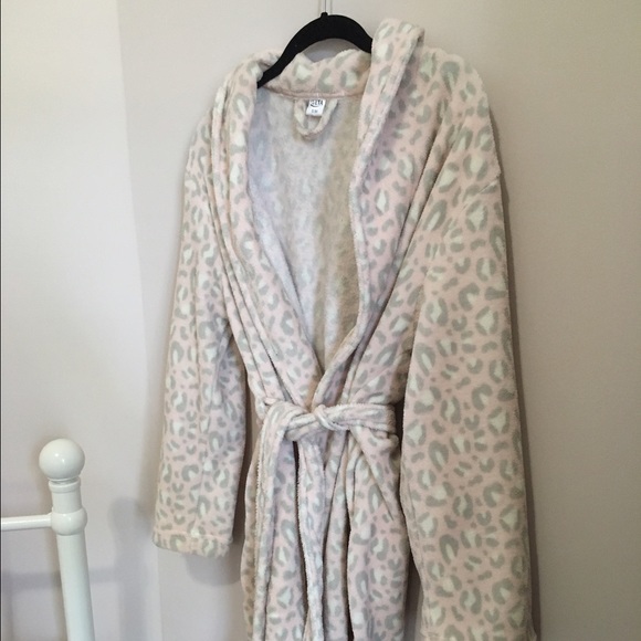 ULTA cheetah fleece robe