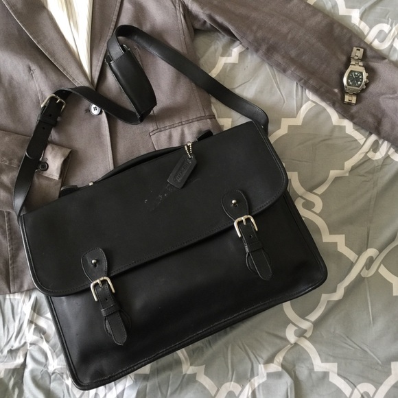 COACH leather business bag