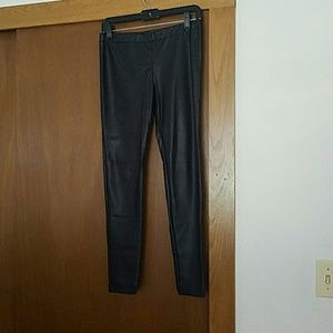 G by Guess liquid leather leggings