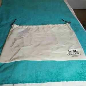 New Coach Drawstring Dust Cover Bag.