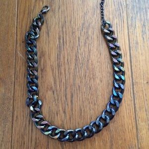 Oil slick nasty gal necklace