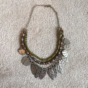 Metallic Statement Necklace