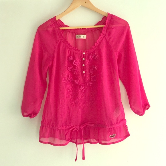 Pink Hollister Blouse