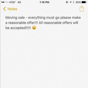 Moving sale!!!