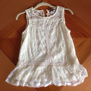 White Lace Tank Top