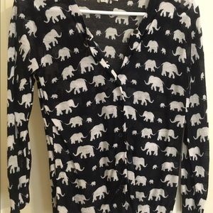 Elephant cardigan
