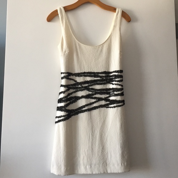 flattering sequin Bebe dress worn once!