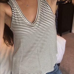 One Clothing stripped top Size M NWOT