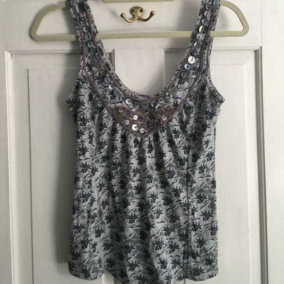 Free People | Beaded Slit Tank