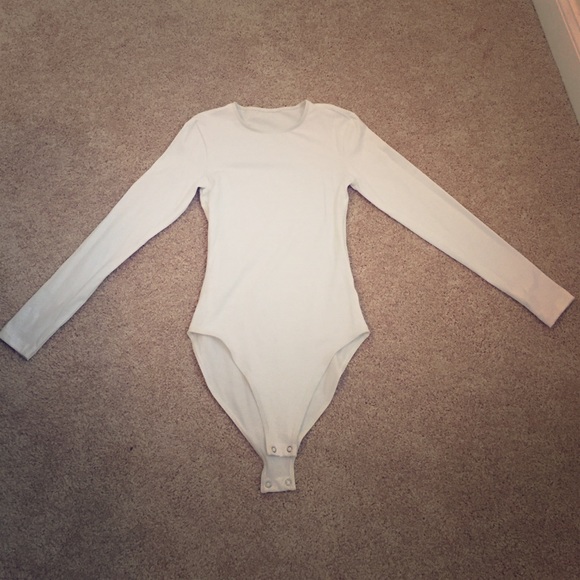 NEVER WORN American Apparel White Classic Bodysuit