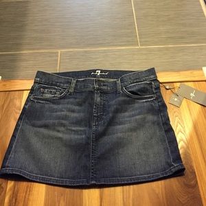 🎉Brand New 7 For All Mankind Denim Skirt🎉!!
