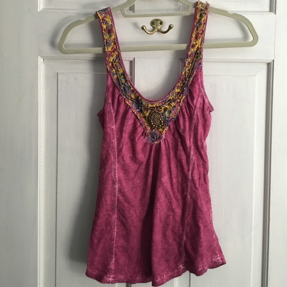 Free People | Beaded Slit Tank