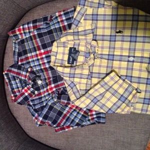 2 toddler Polo Ralph Lauren button downs