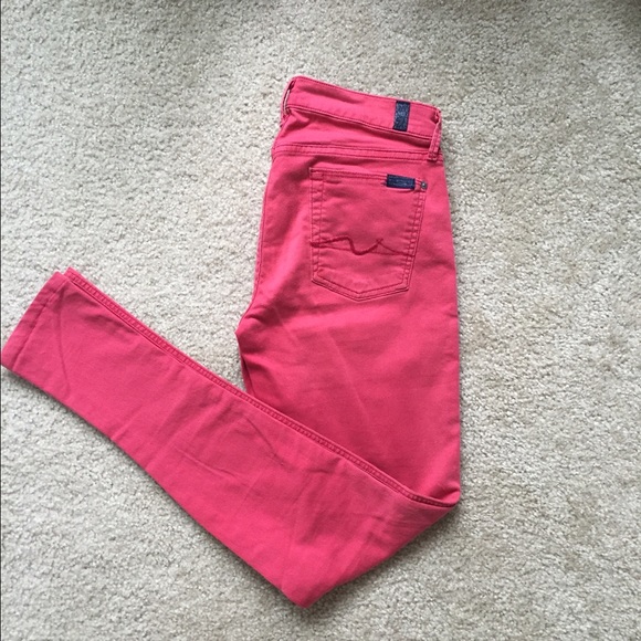 Red 7 for All Mankind jeans