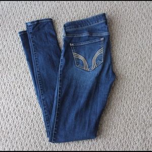 hollister jeans dark wash