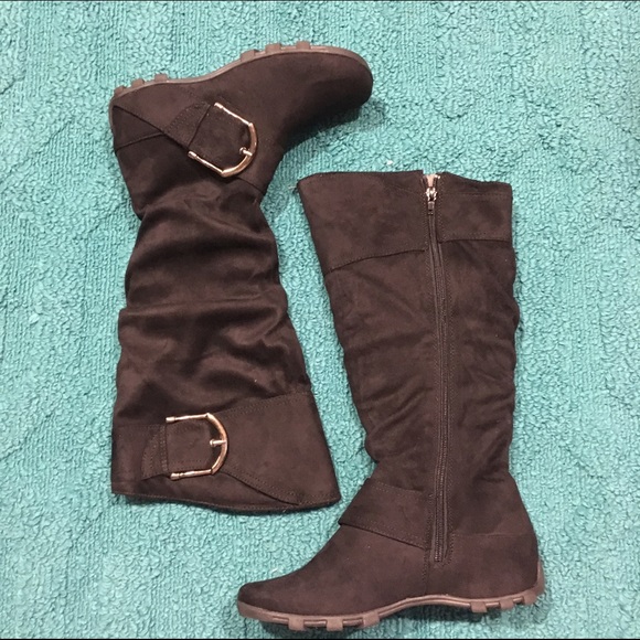 Black Suede Boots