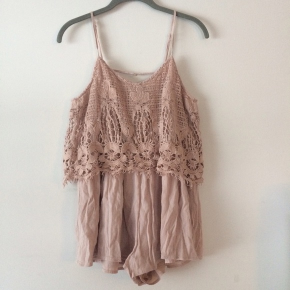 Lace romper