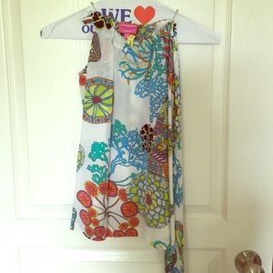Trina Turk for banana republic size 2 halter tank