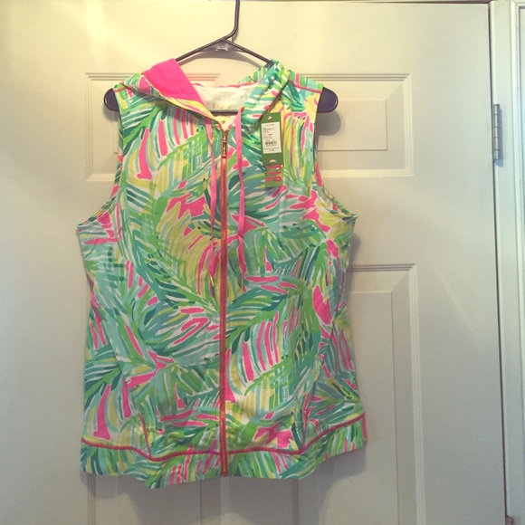 Lily Pulitzer Vest With Hood