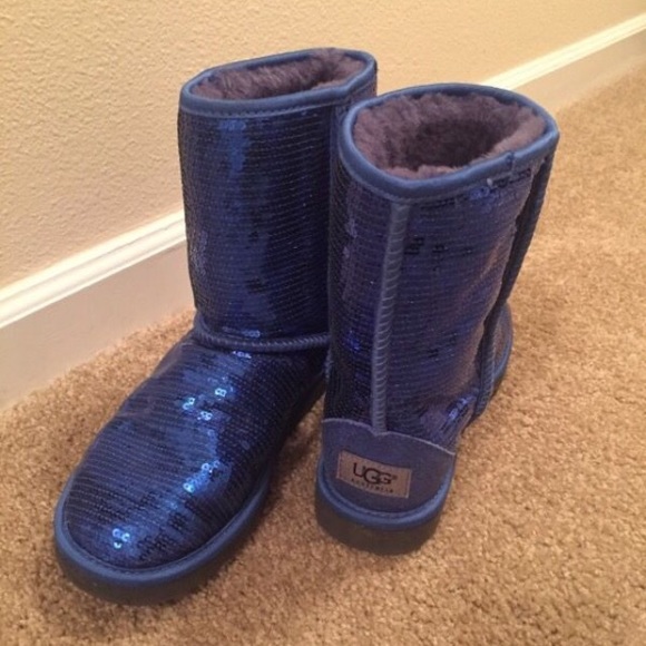 UGG Australia blue sequined boots