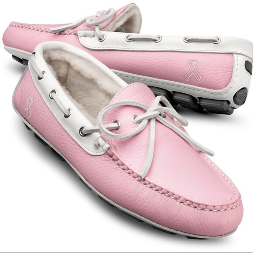 Allen Edmonds Pink Breast Cancer Loafers