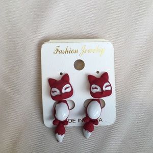Fox earrings