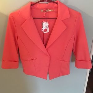 Crop top blazer