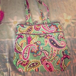 Paisley print Vera Brady tote