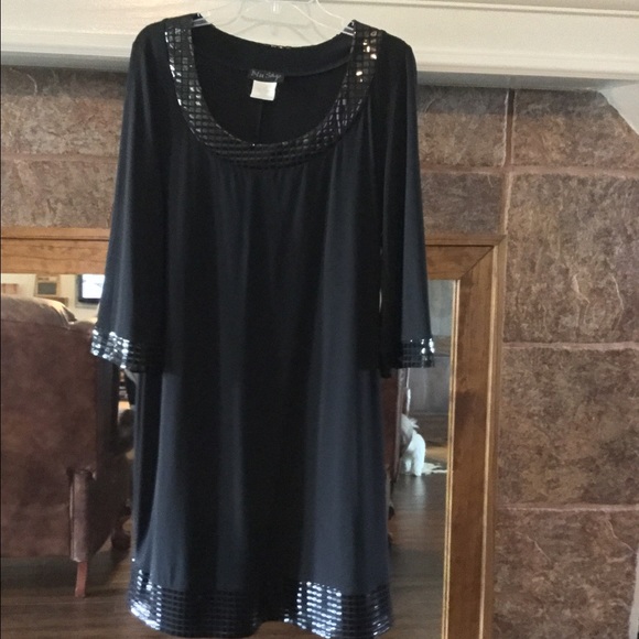 Black sheath dress XL