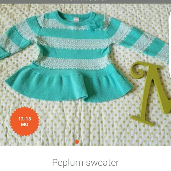 Cherokee Other - Cherokee Peplum Sweater